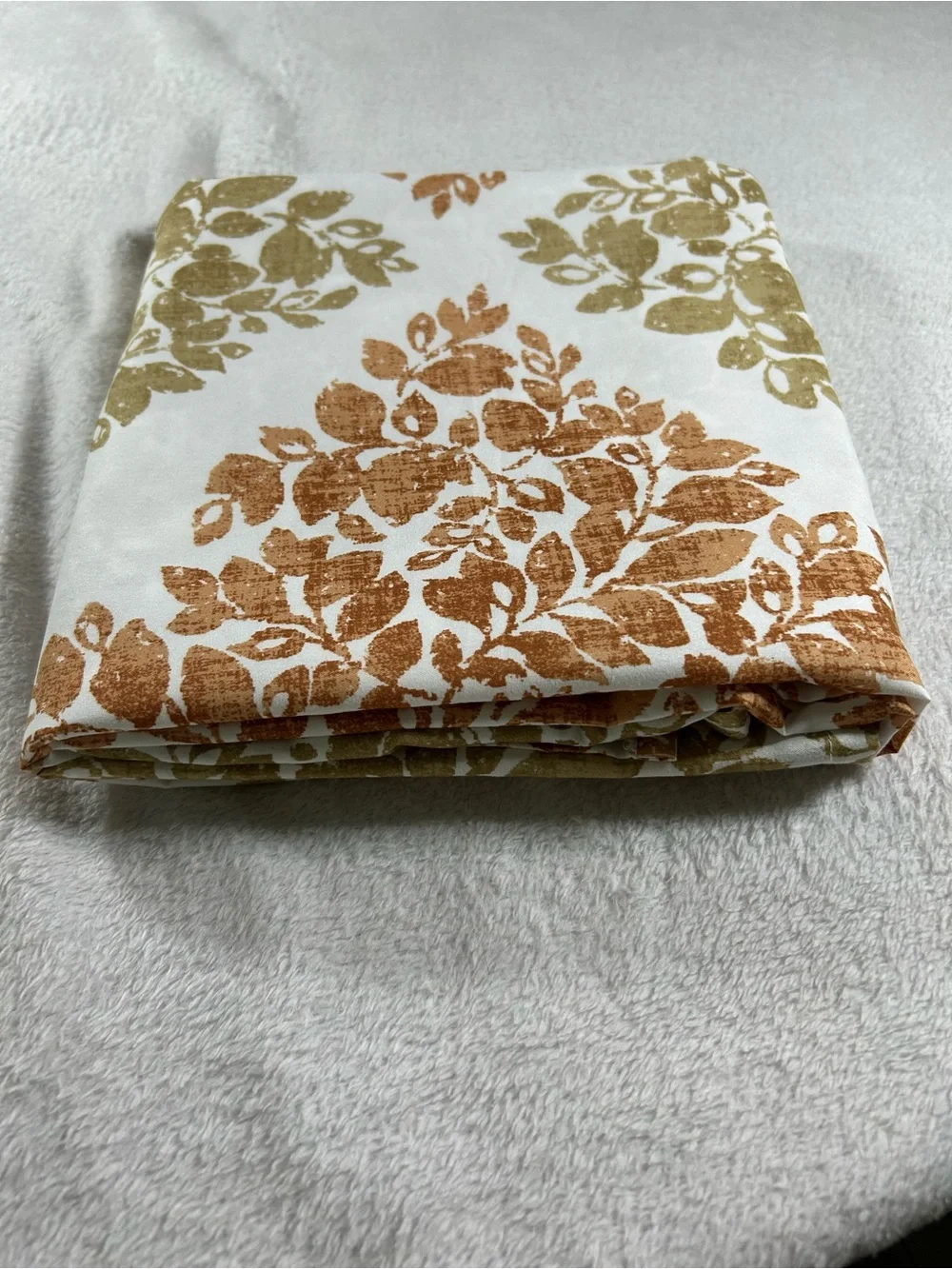 Madison Park Claire Shower Curtain in Beige & Terracotta 72X72 - Home Bath